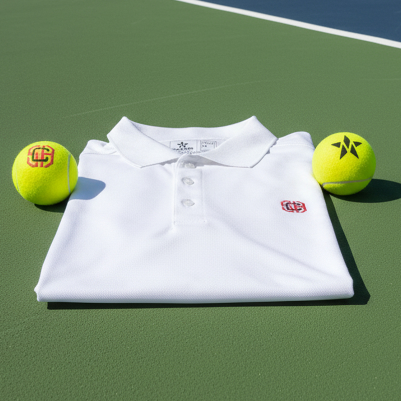 Logos placed on Polo Shirts and Platform Tennis Balls